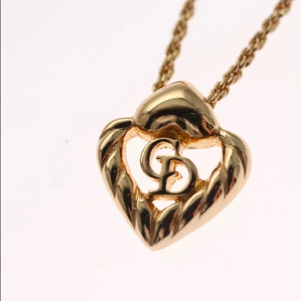 Christian Dior Necklace metal 2Set Gold with a Christian box - Picture 6 of 12